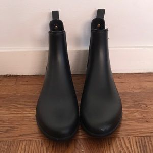 Sam Edelman Tinsley rubber rain boot black size 8